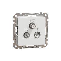 Gniazdo R/TV/SAT przelotowe (10dB), białe, Sedna Design & Elements | SDD111488 Schneider Electric