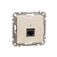 Gniazdo komputerowe RJ45 kat. 6 UTP, beżowy, Sedna Design & Elements | SDD112461 Schneider Electric