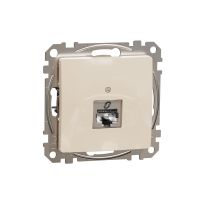 Gniazdo komputerowe RJ45 kat. 6 STP, beżowy, Sedna Design & Elements | SDD112461S Schneider Electric