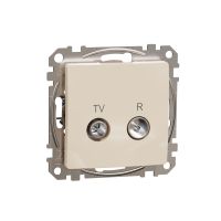 Gniazdo R/TV przelotowe (7dB), beżowy, Sedna Design & Elements | SDD112474R Schneider Electric