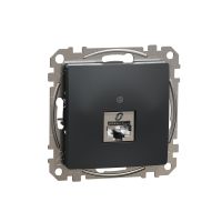 Gniazdo komputerowe RJ45 kat. 6 STP, czarny antracyt, Sedna Design & Elements | SDD114461S Schneider Electric
