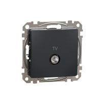 Gniazdo TV końcowe (4dB), czarny antracyt, Sedna Design & Elements | SDD114471 Schneider Electric