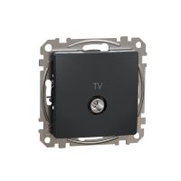 Gniazdo TV przelotowe (10dB), czarny antracyt, Sedna Design & Elements | SDD114478 Schneider Electric