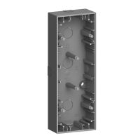 Adapter natynkowy 3-krotny, Merten, D-Life, antracytowy | MTN4034-6534 Schneider Electric
