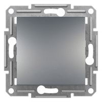 Łącznik jednobiegunowy z śrubami bez ramki stal 10AX 250V, Asfora | EPH0100362 Schneider Electric