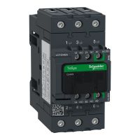 Stycznik mocy TeSys D 40A 3P 18,5KW 24-60V AC/DC 1NO 1NC AC-3 zaciski śrubowe | LC1D40ABNE Schneider Electric