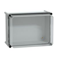 Puszka poliestrowa PLS pokrywa transparentna poliwęglanowa IP65 270x360x230mm, Thalassa | NSYPLS2736AG Schneider Electric