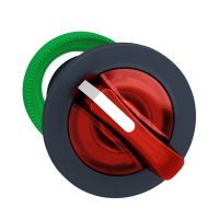 Napęd przełącznika piórkowego podświetlany, czerwony 2-pozycyjny | ZB5FK1443 Schneider Electric