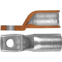 Końcówka oczkowa Cu rurowa przewężona KCZ 10-95, przekrój: 95mm2, otwór pod śrubę M10 | KCZ_10-95/1 Erko