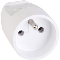 Gniazdo pojedyncze z/u przenośne 16A IP20 białe S-131 Elda | S13101 Schneider Electric