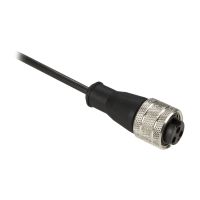 Złącze żeńskie 1/2" proste 3-pinowe Kabel 2m | XZCP1865L2 Telemecanique Sensors