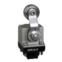Głowica łącznika krańcowego dźwignia z rolką stalową OsiSense XC | ZCKD16 TMSS France