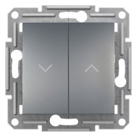 Przycisk żaluzjowy bez ramki 10AX250V stal Asfora | EPH1300362 Schneider Electric