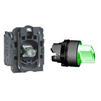 Przełącznik Harmony XB5 podświetlany 3 pozycyjny 220V AC | XB5AK133M3N Schneider Electric
