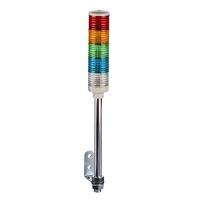 Kolumna świetlna bez buczyka Fi-60mm 5 elementów światło ciągłe LED 24V | XVC6B5 Schneider Electric