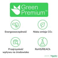 Główka przełącznika Harmony XB4 z kluczem fi22 | ZB4BG4F022 Schneider Electric