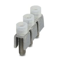 Mostek stały, przykręcany FBI 3-15, 3-biegunowy, srebrny | 0201278 Phoenix Contact