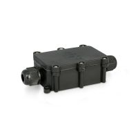 Puszka Instalacyjna PI2P PG9-2P, listwa zaciskowa, pokrywa na wkręty, kolor: czarny, IP68 | 63.2 Elektro-Plast Opatówek