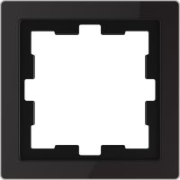 Ramka Merten D-Life 1-krotna, czerń onyksowy | MTN4010-6503 Schneider Electric