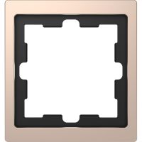 Ramka Merten D-Life 1-krotna, szampan metalik | MTN4010-6551 Schneider Electric