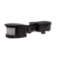 Detektor ruchu DR-05 czarny 180st, 230V AC | DR-05B F&F