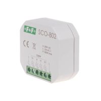 Ściemniacz oświetlenia SCO-802 z pamięcią montaż podtynkowy zasilanie 230V AC 350W | SCO-802 F&F