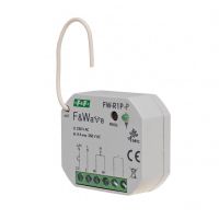 Przekaźnik bistabilny radiowy pojedynczy FW-R1P-P 85-265V AC/DC multifunkcyjny, do puszki mont. fi60 | FW-R1P-P F&F