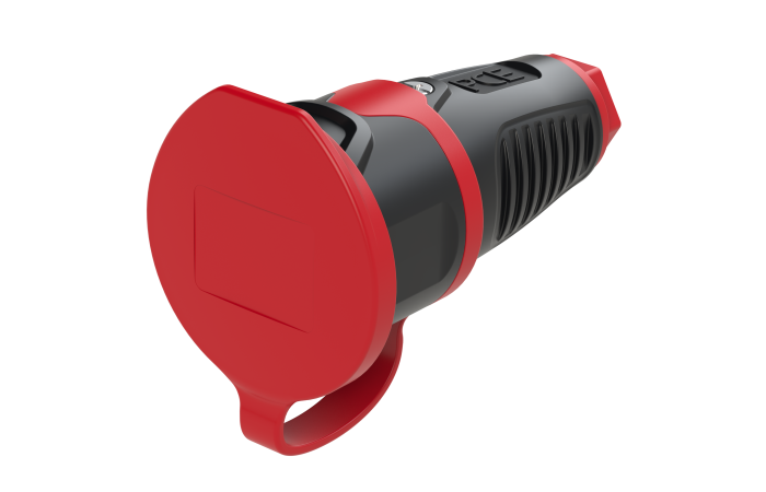 Gniazdo przenośne gumowe z zatyczką z bolcem uziemnienia 16A 2P+Z 230V IP54, Taurus2 | 2411-SRW PCE