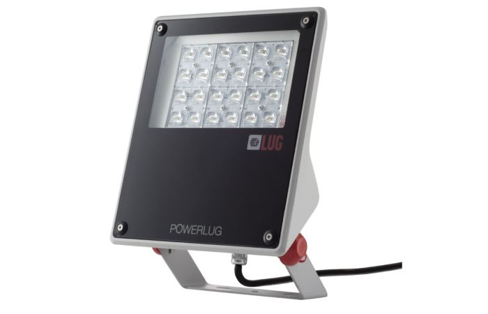 Naświetlacz POWERLUG MINI LED, 71W, 7150lm, 4000K, IP65, kąt świecenia wąski asymetryczny, szary | 120212.5L101.31 Lug Light