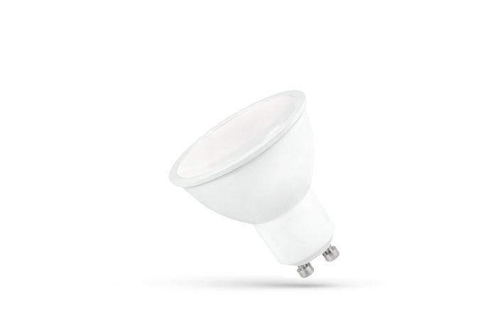 Lampa LEDspot 6W 450lm NW 4000K SMD GU10 230V 120 st. z mleczną szybką biała SPECTRUM | WOJ+13267 Wojnarowscy