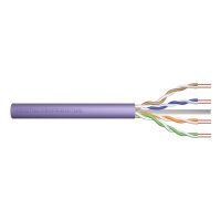 Kabel teleinformatyczny U/UTP kat.6 PVC drut fioletowy /karton 305m/ KRĄŻEK | DK-1611-V-305-1 Assmann