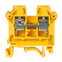 Złączka szynowa gwintowa 10mm2, TS32,35 1-tor ZSG1-10.0Nz Nowa, żółta | 11521314 SIMET S.A.