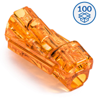 Szybkozłączka przelotowa SCS2 pomarańczowy (opak 100 szt) | 88000108 SIMET S.A.