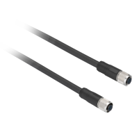 Kabel łączeniowy żeński/żeński 2 proste 3m 5 pinów M12 OsiSense XZ  | XZCR1111064D3 TMSS France
