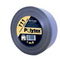 Taśma polietylenowa wzmacniana tkaniną POLYTEX 111 25mmx25m srebrna | PP-111P012-0025025 Anticor