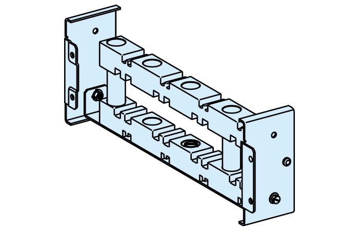 Wspornik szyn zbiorczych 4P 5/10mm | LVS04664 Schneider Electric