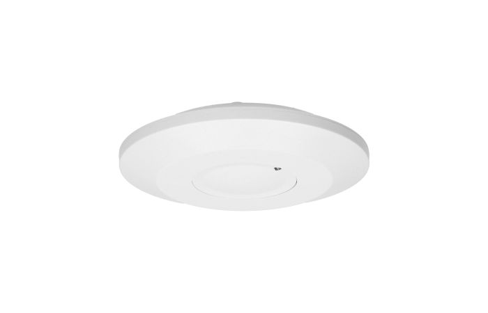 Mikrofalowy czujnik ruchu, 360st. IP20, 2000W, ultra płaski - 2,5cm, biały, natynkowy | OR-CR-240 Orno