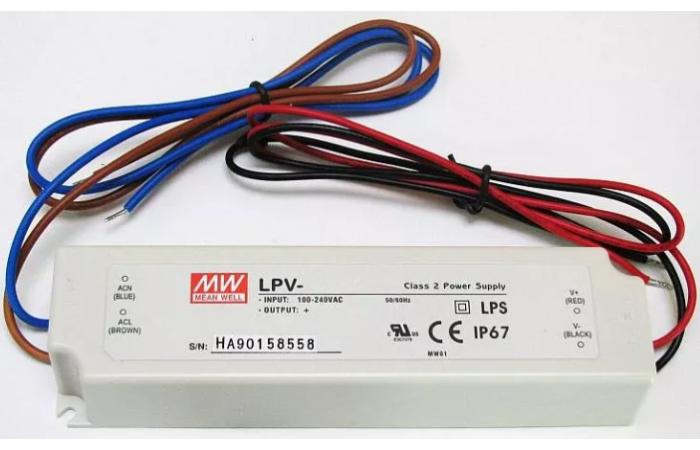 Zasilacz impulsowy LED 100W 12V/8,5A IP67 Mean Well | LPV-100-12 Meanwell