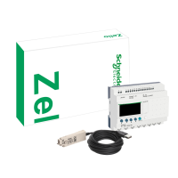 Sterownik programowalny 26 wejść/wyjść 24V DC RTC/LCD Zelio Logic | SR3PACK2BD Schneider Electric