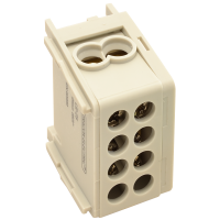 Złączka kompaktowa na szynę, szara | FLE-25 Tracon