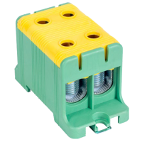 Złączka kompaktowa na szynę i płytę montażową, zielona | FLEAL-95/2ZS Tracon
