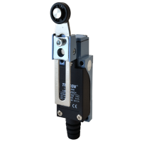 Wyłącznik krańcowy, z dźwignią regulowaną i rolką1×NO+1×NC, 5A/250V AC, 20-90mm, IP65 | LSME8108 Tracon