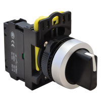 Przełącznik pokrętny, trzystanowy, powr. sprężyn. z prawej | NYK3-S33BK Tracon