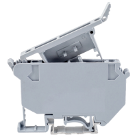 Bezpiecznikowy zacisk śrubowy na szynę, czarny | TSKA4B Tracon