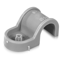 Uchwyt plastikowy Rawlplug R-SC40-PCS-32 pojedynczy 32 mm posadzkowy - 50 szt. | R-SC40-PCS-32 Rawlplug