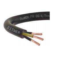 Kabel sterowniczy BIT 500 BLACK FR 3G1,5 300/500V BĘBEN | SB1894 Bitner