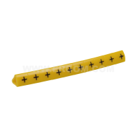 Oznacznik przewodów OZ-1/+ żółty (opak 100szt) | E04ZP-01020205000 Ergom
