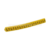Oznacznik przewodów OZ-1/L1 żółty (opak 100szt) | E04ZP-01020206000 Ergom