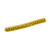 Oznacznik przewodów OZ-1/L3 żółty (opak 100szt) | E04ZP-01020206200 Ergom