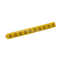 Oznacznik przewodów OZ-1/Q, litera Q, żółty (opak 100szt) | E04ZP-01020203900 Ergom